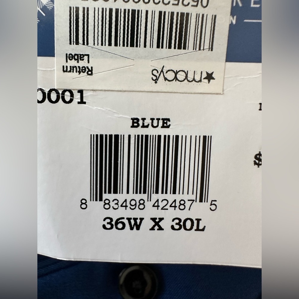 Ryan Seacrest Slim-Fit Stretch Cobalt Blue Tuxedo Set Size 44S, Pants 36Wx30L - Picture 16 of 16